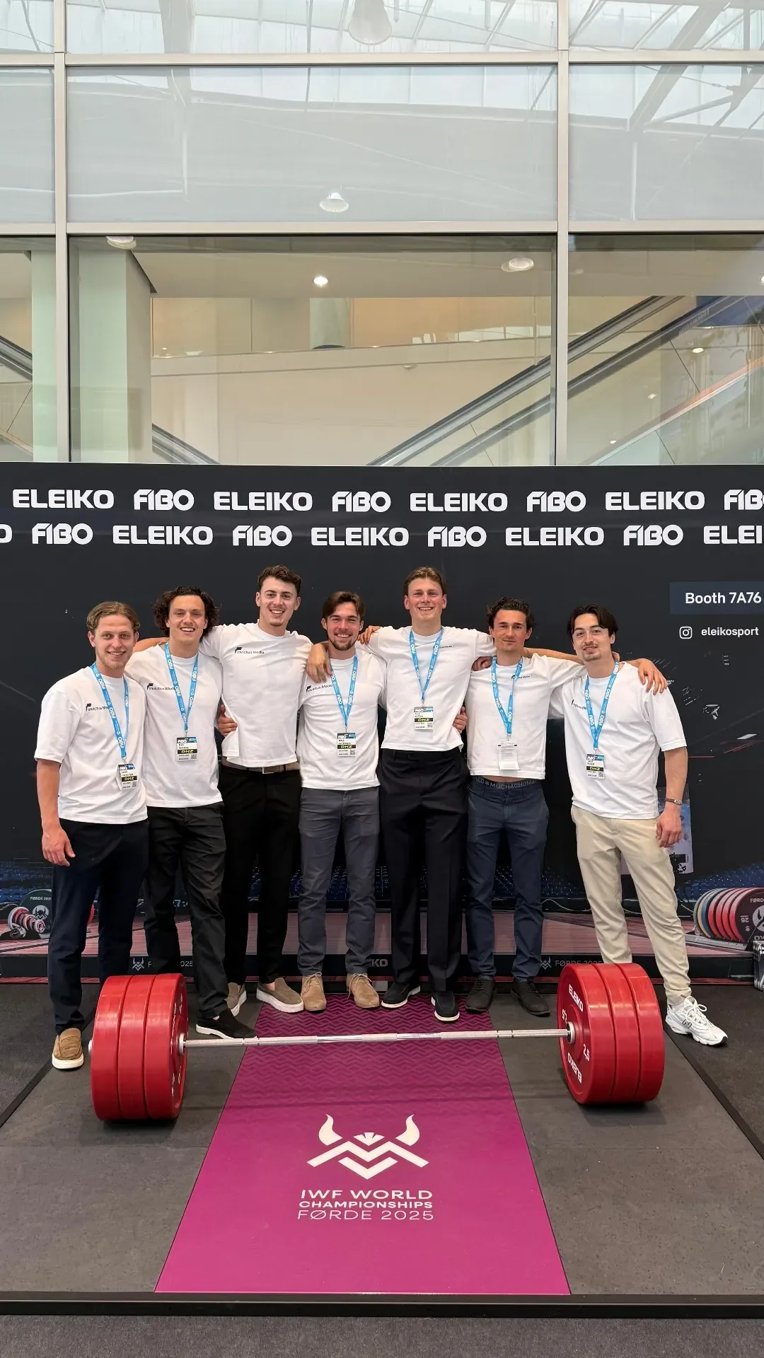 Het team op FIBO 2025